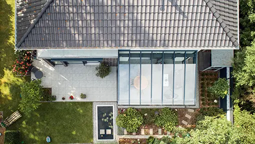 Terrassendach mit rechteckiger Grundfläche von Bogmann GmbH